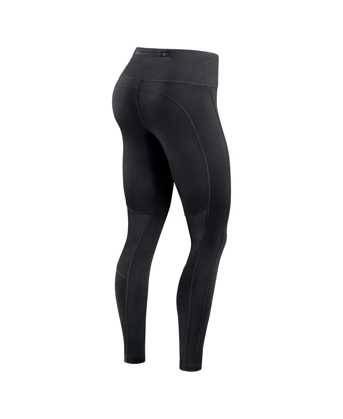 NIKE WOMEN'S BLACK NEW YORK GIANTS PERFORMANCE LEGGINGS 