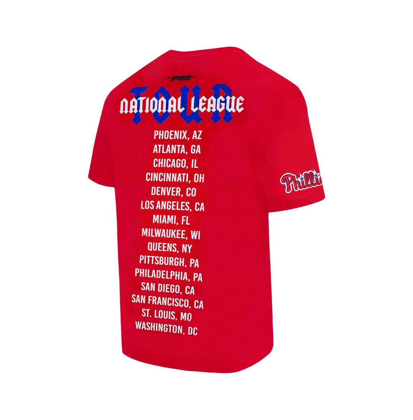 Мужская футболка Pro Standard Red Philadelphia Phillies Oversized City Tour — фото 3
