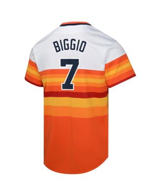 Big Boys and Girls Craig Biggio White Houston Astros Cooperstown Collection Limited Player Jersey