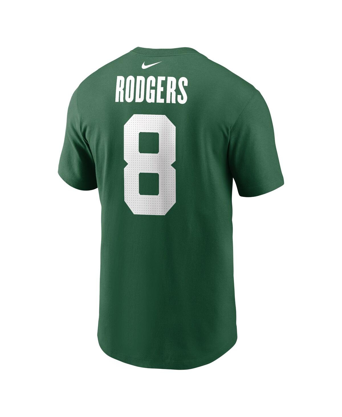 Nike Men's Aaron Rodgers LegacyNew York Jets Name Number T-Shirt - Green