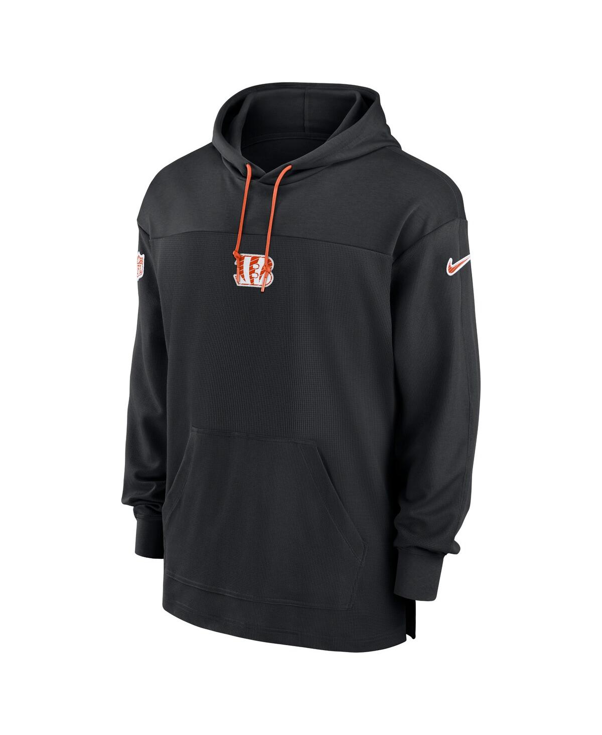 Nike Men'sCincinnati Bengals Sideline Jersey Performance Pullover Hoodie - Black