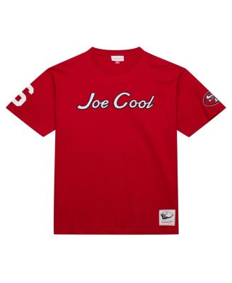 Men's Joe Montana Scarlet San Francisco 49ers Retired Player Nickname T-Shirt