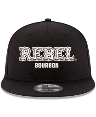 Men's Black Kyle Busch Rebel Bourbon 9FIFTY Snapback Hat