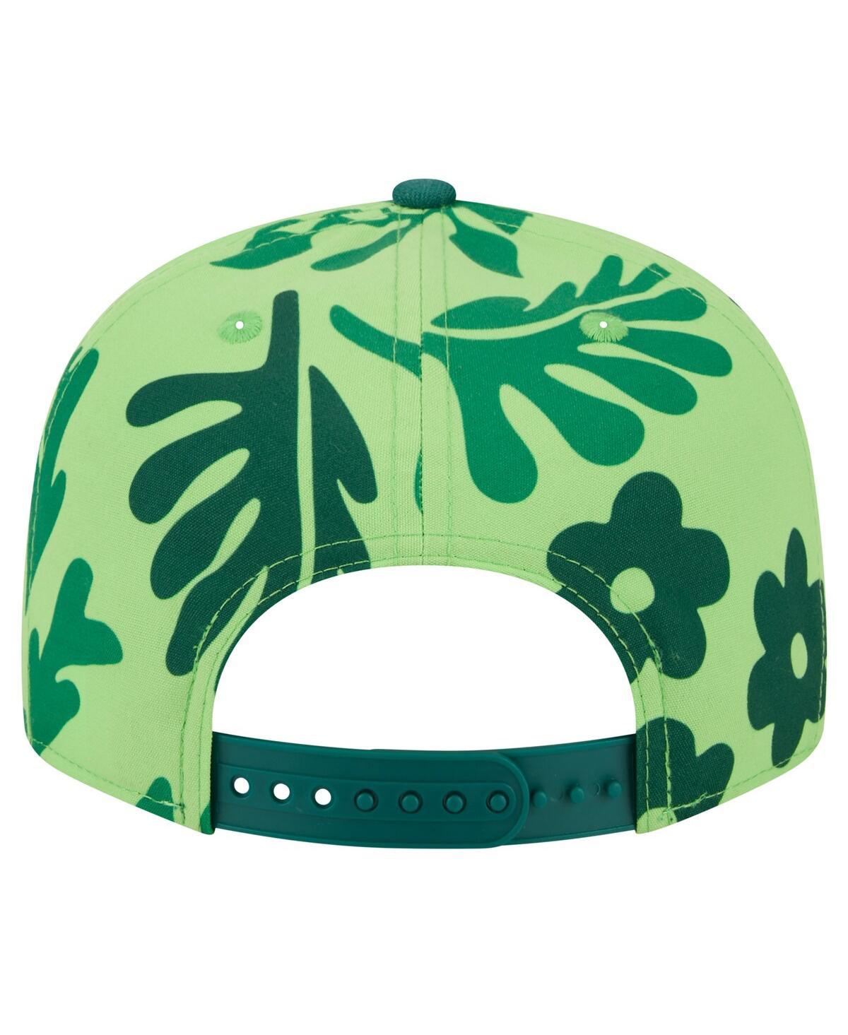 New Era Men'sNew York Jets Leafy 9FIFTY Snapback Hat - Light Green