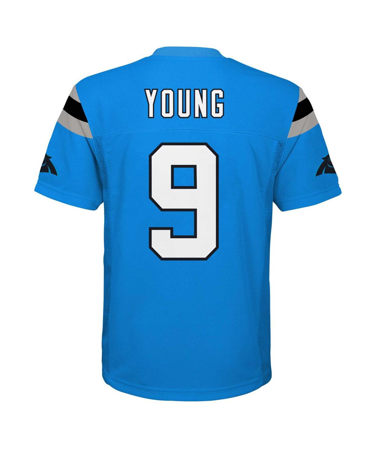 Outerstuff Big Boys and Girls Bryce YoungCarolina Panthers Replica Player Jersey - Blue