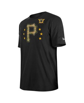 Men's Black Pittsburgh Pirates 2024-Armed Forces Day T-Shirt