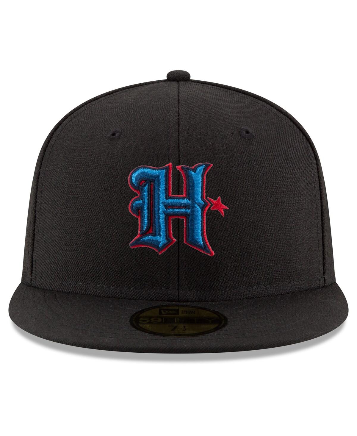 New Era Men'sHouston Texans Omaha 59FIFTY Fitted Hat - Black