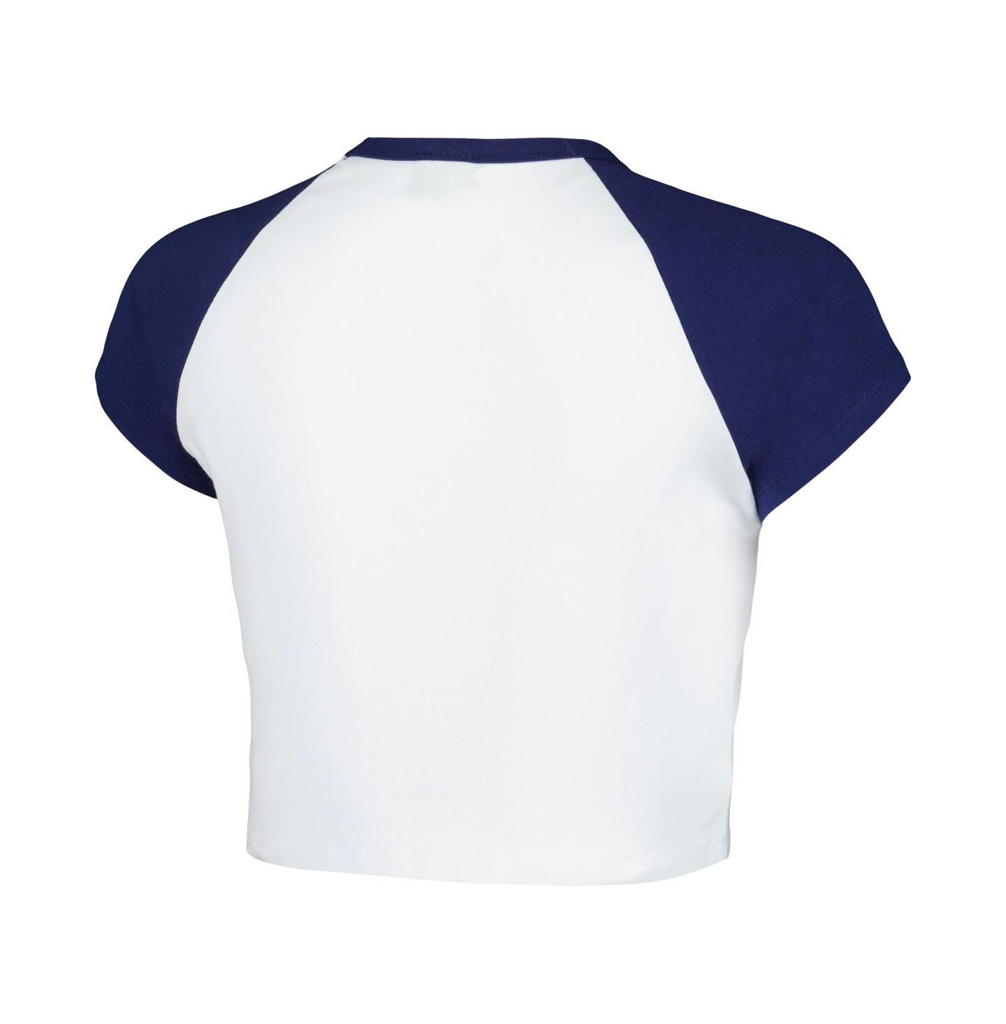 Женская футболка Hype And Vice White St. Louis City SC Homerun Cropped Raglan — фото 3