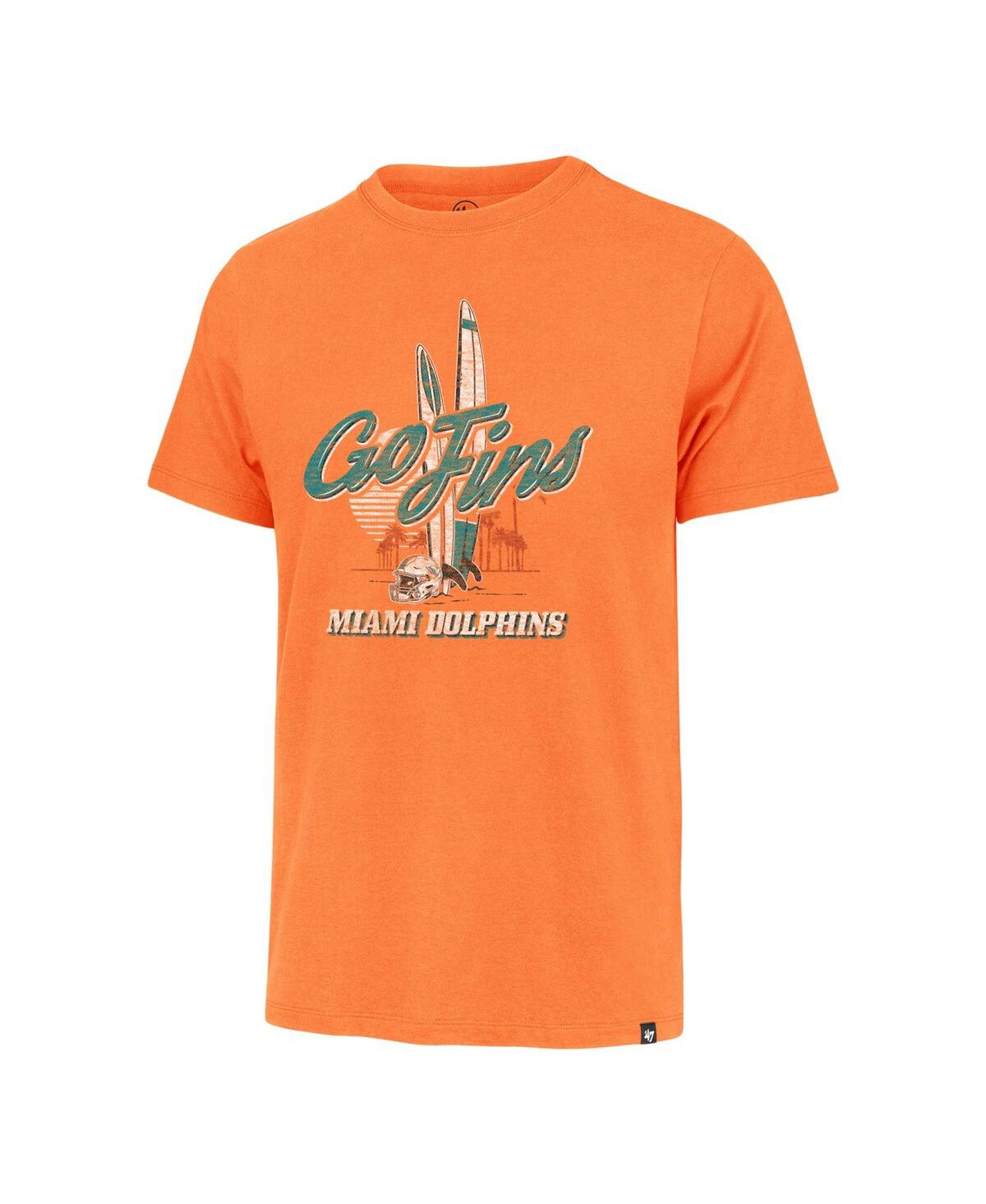 47 Brand Men's Orange Miami Dolphins Regional Franklin T-shirt In Orange
