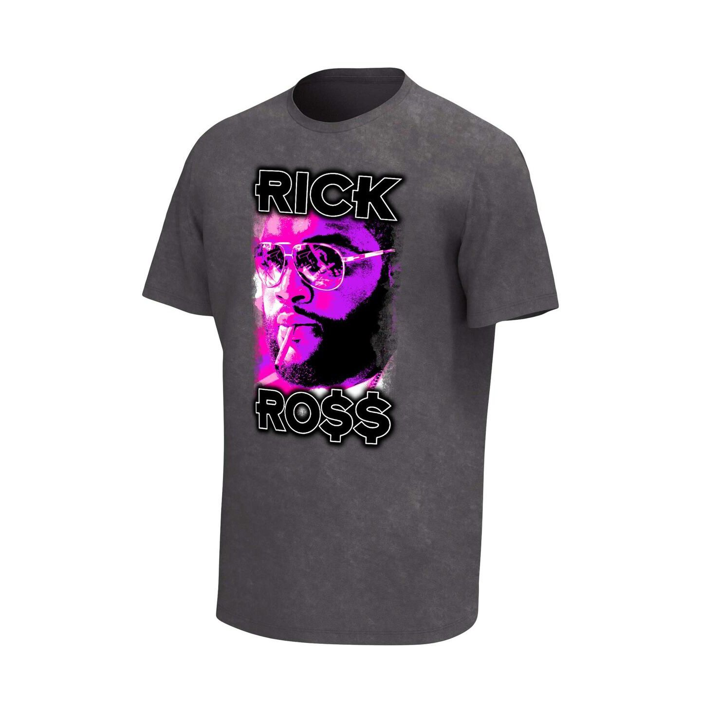 Мужская футболка Philcos Black Rick Ross Smoking Washed Graphic — фото 3