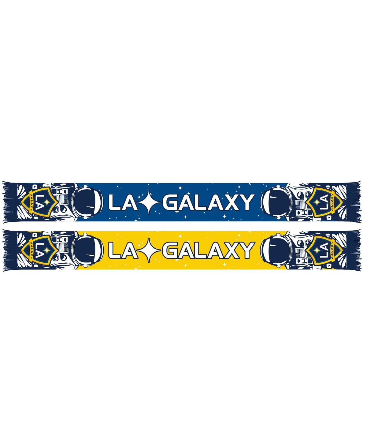 La Galaxy Woven Scarf - Blue, Yellow