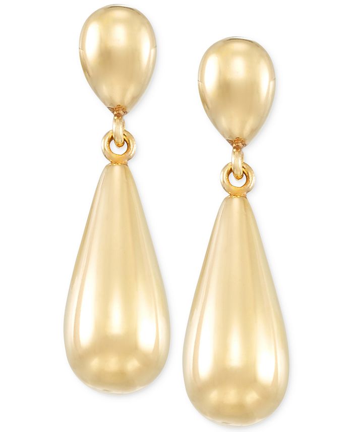 Macy's teardrop sale earrings