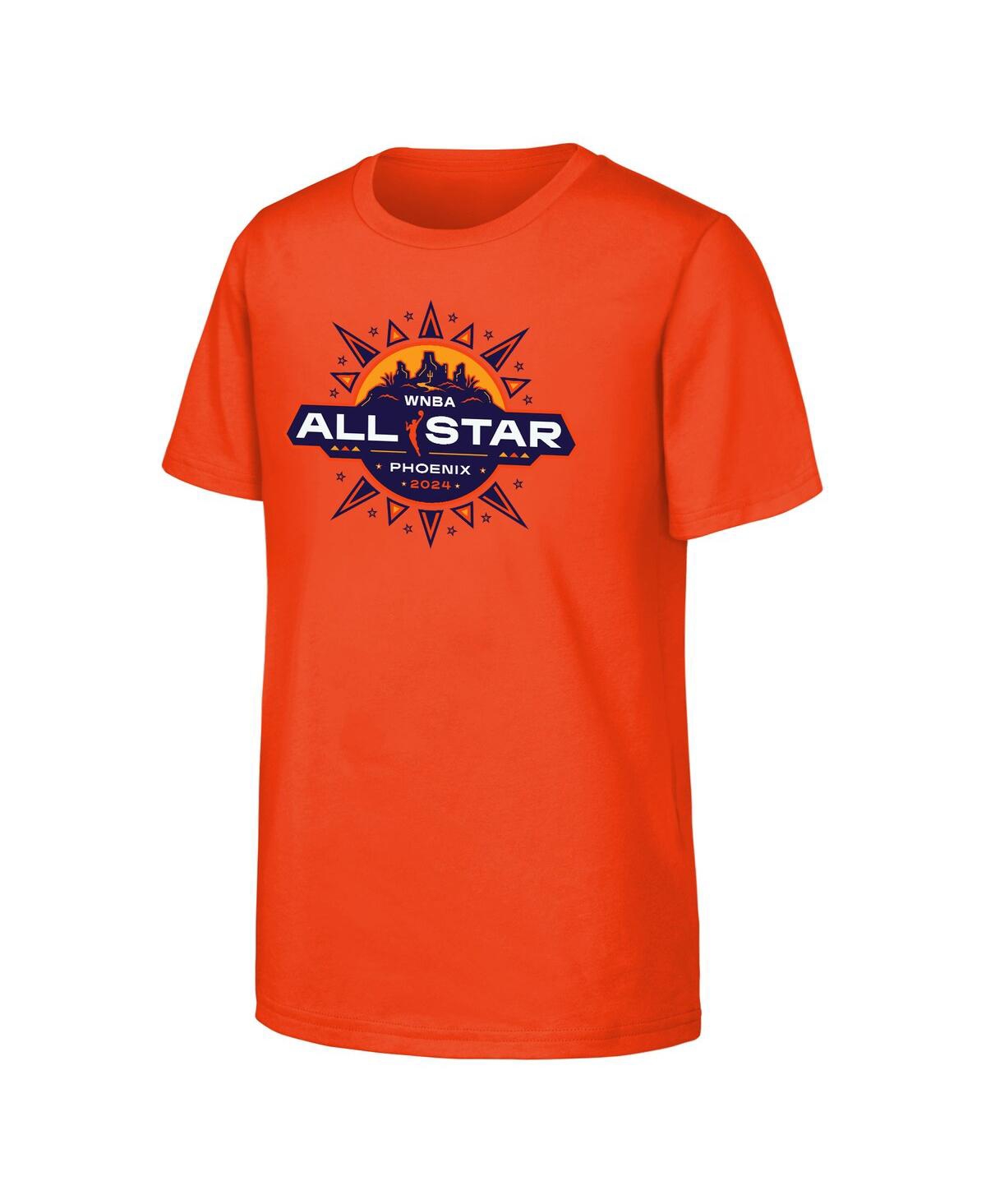 Outerstuff Big Boys and Girls2024 Wnba All-Star Game Primary Logo T-Shirt - Orange