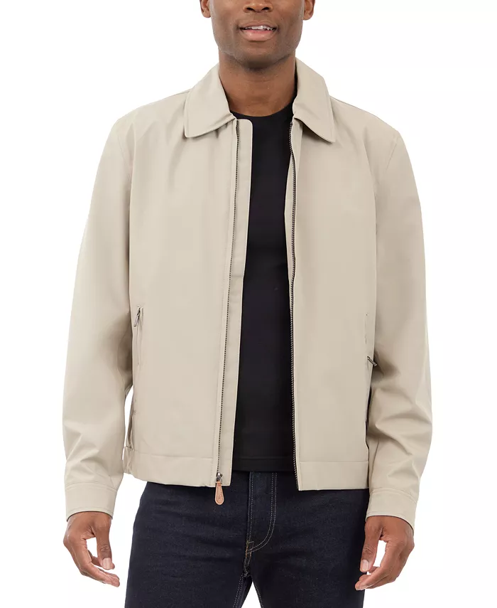 Men's Hipster Stretch Water-Resistant Full-Zip Jacket