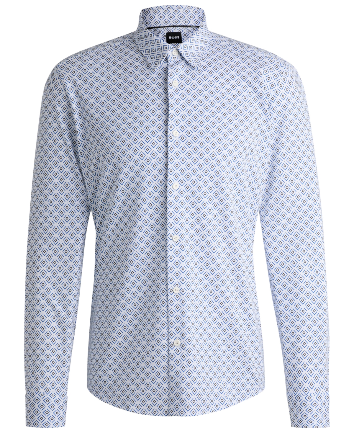 Boss by Hugo Boss Men's Printed Slim-Fit Dress Shirt