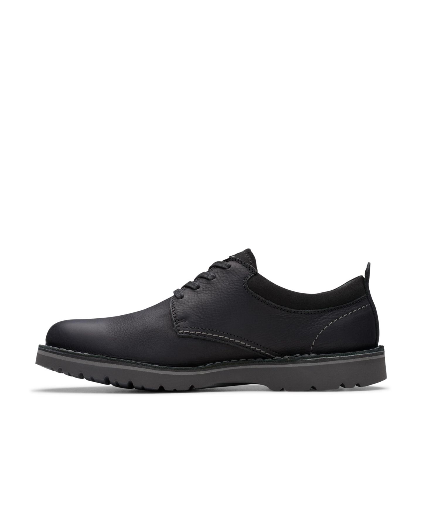 Мужские туфли Clarks Collection Eastridge Low, цвет: Чёрный кожаный — фото 6