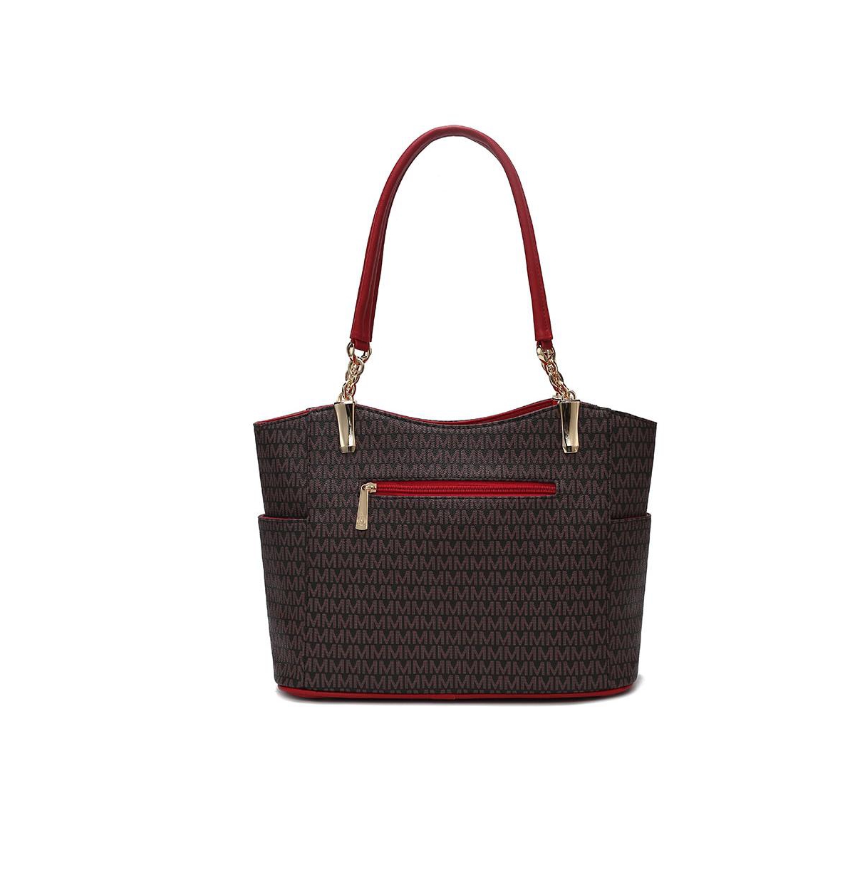Mkf Collection Savannah M Logo Printed material Tote and Wristlet Wallet by Mia K