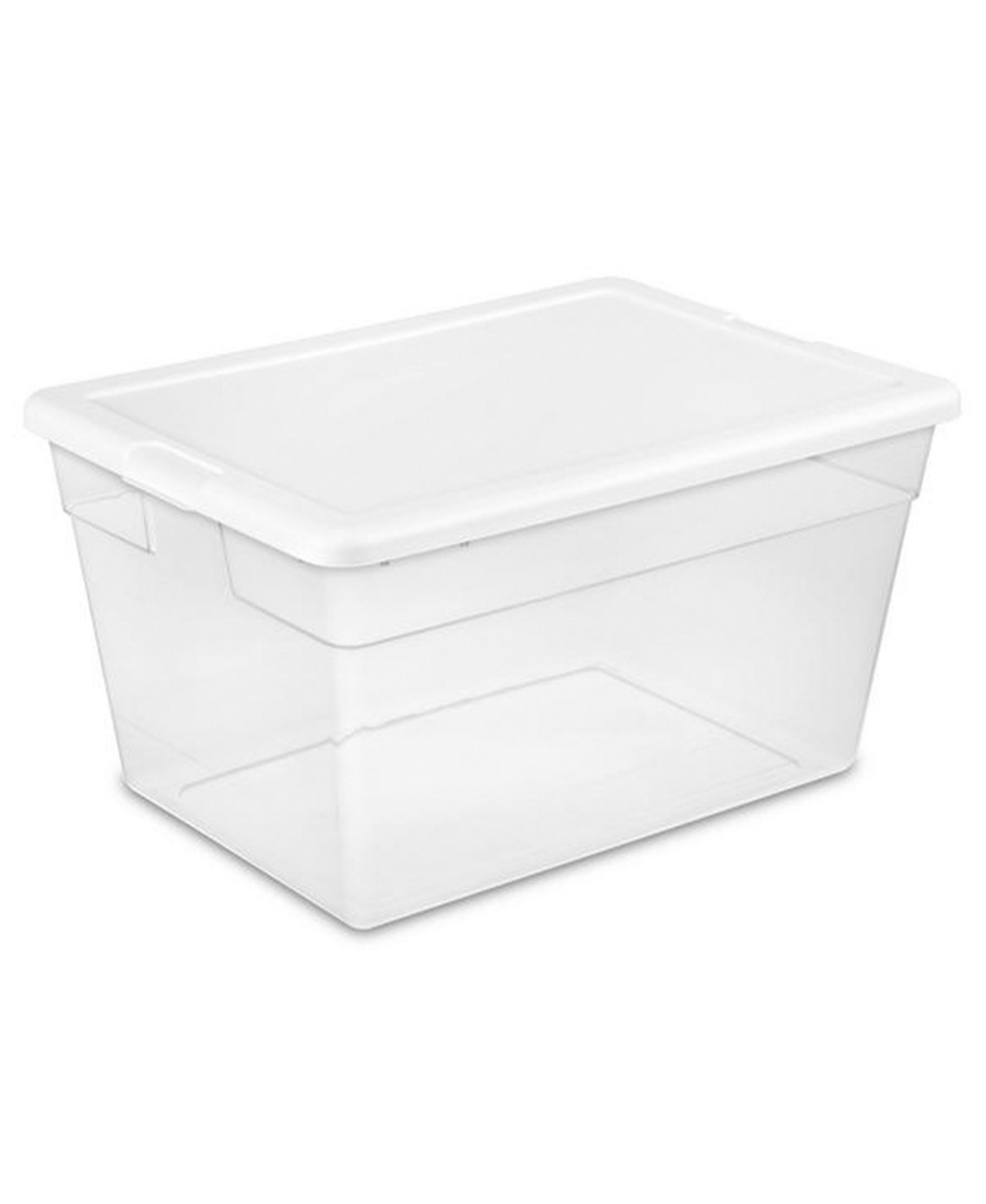Sterilite 56 Quart Clear Plastic Storage Container with Latching Lid (8 Pack)