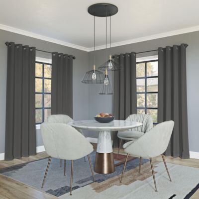 Oslo Theater Grade Extreme 100% Blackout Grommet Curtain Panel