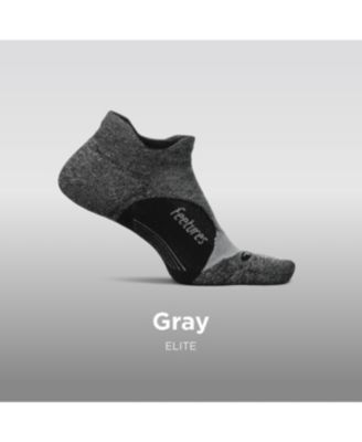 Men's Elite Light Cushion No Show Tab - Running Socks for Men & Women - Athletic Compression Socks - Moisture Wicking - Medium