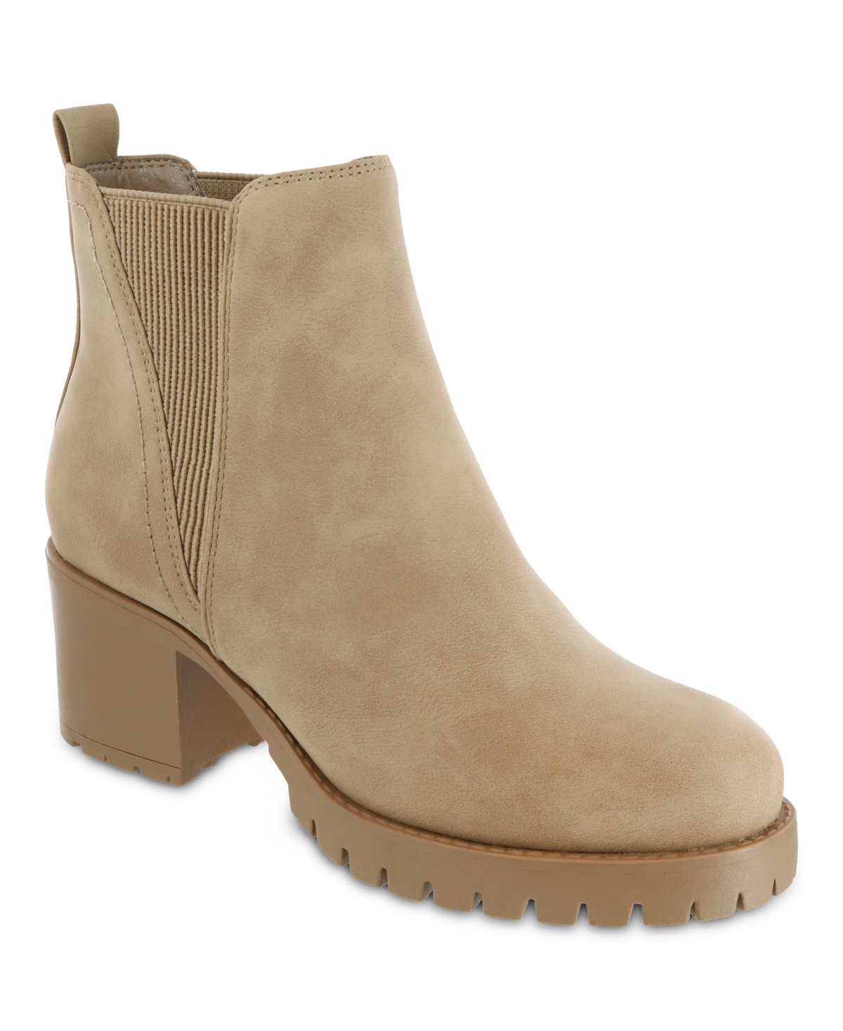 Mia Women's Jody Lug Sole Chelsea Booties