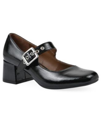 Women's Lasso Mary Jane Block Heel Pumps