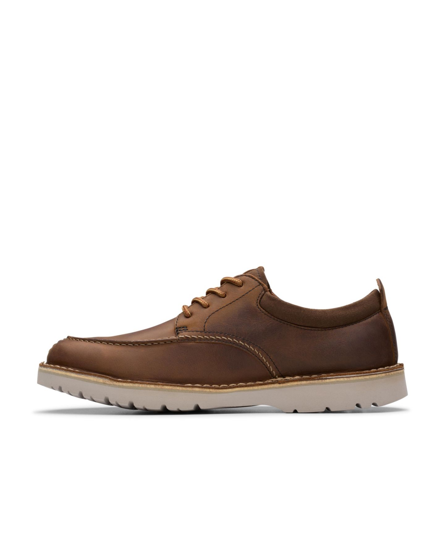 Обувь Clarks Collection Men's Eastridge Moc, цвет: Серый кожаный — фото 13
