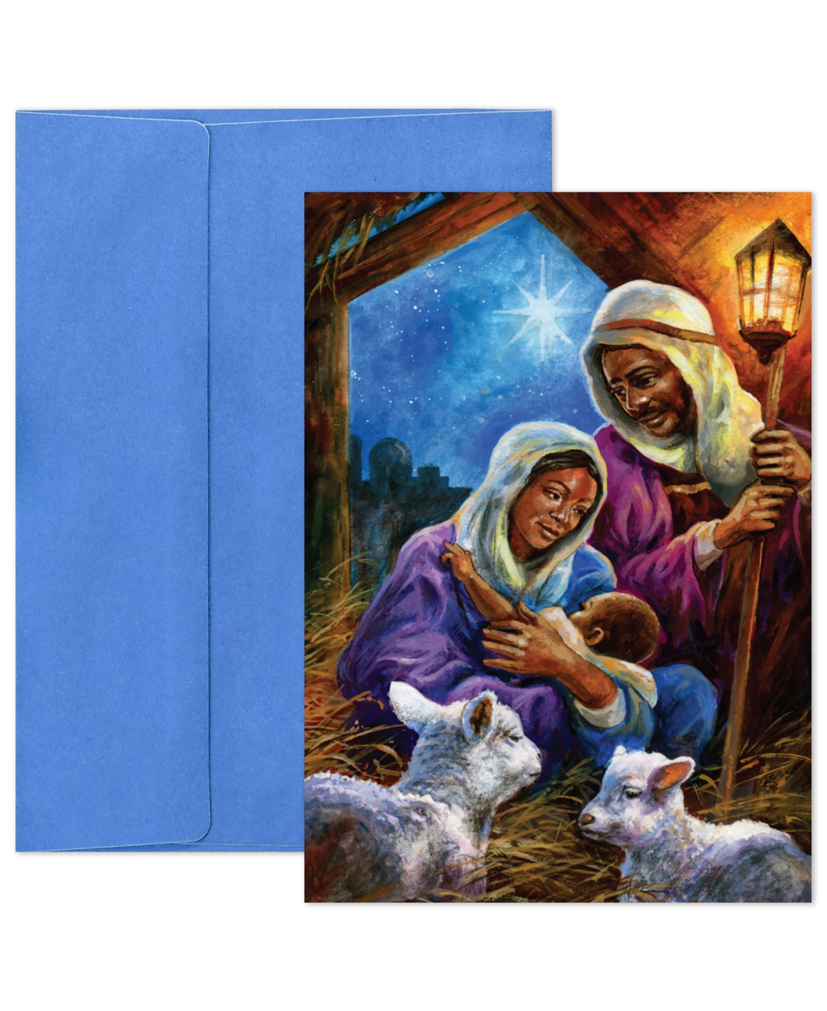 Masterpiece Studios Nativity With Animals Holiday Boxed Cards In No Color