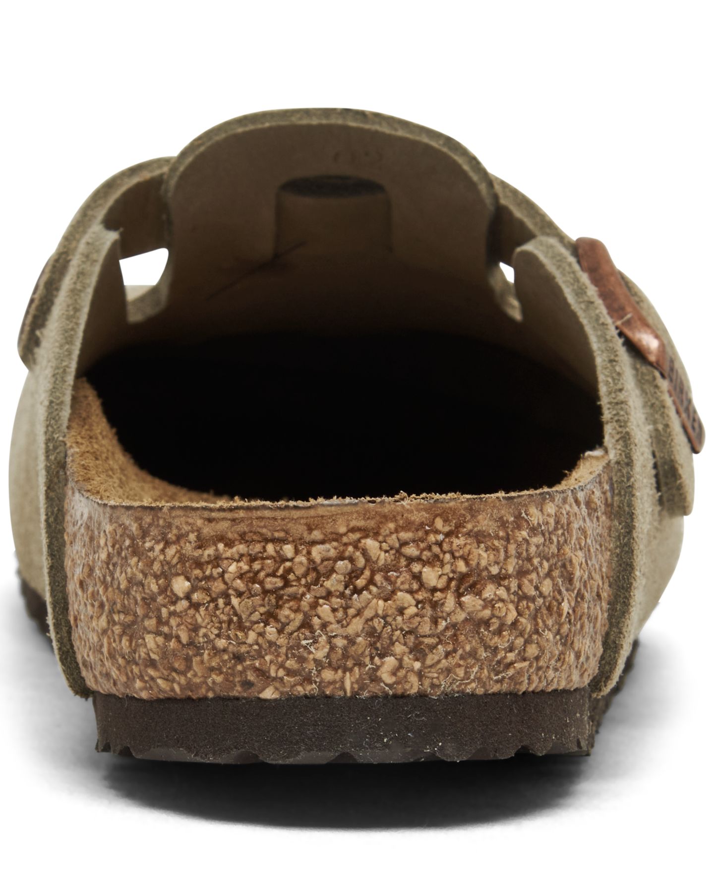 Сабо Birkenstock Boston Suede Leather Clogs from Finish Line для девочек, цвет: Бежевый — фото 4