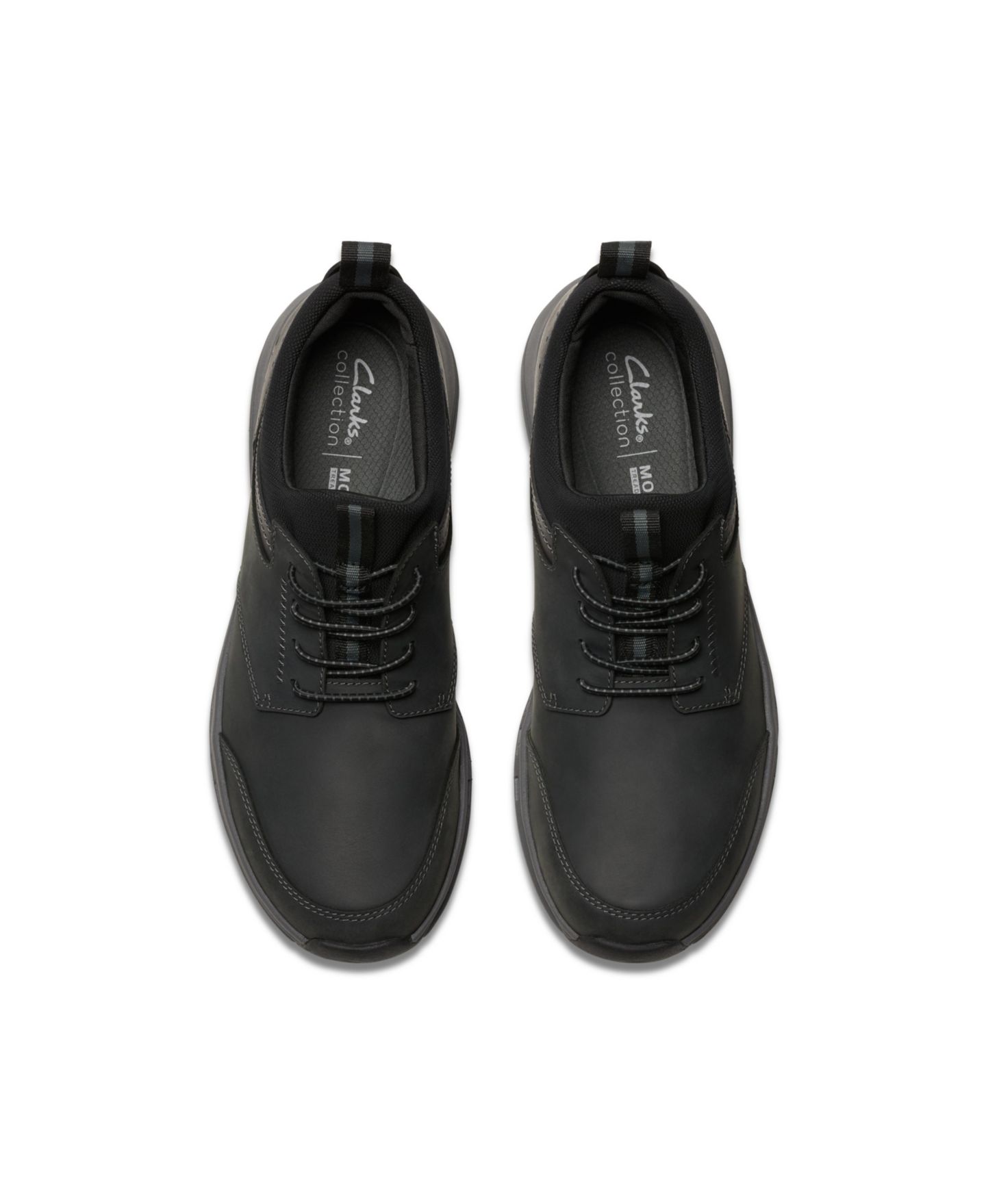 Мужские кроссовки Clarks Collection Motion Trek EZ, цвет: Чёрный кожаный — фото 2