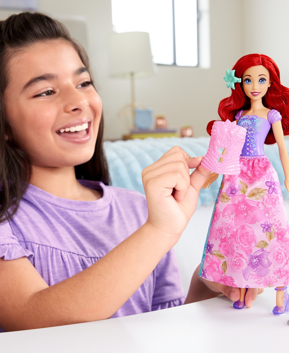 Shop Disney Princess Spin Reveal Ariel Fashion Doll Accessories With 11 Surprises In Multi-color
