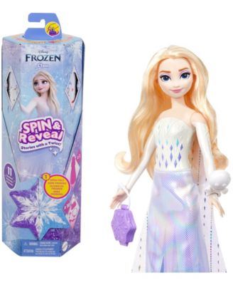 Disney Frozen Spin Reveal Elsa Fashion Doll Accessories with 11 Surprises Macy s