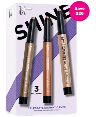 IT Cosmetics - 3-Pc. Shine Superhero No-Tug Shadow Stick Set