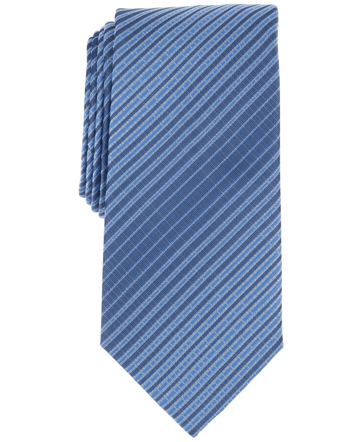 Perry Ellis Men's Pearce Plaid Tie - Periwinkle