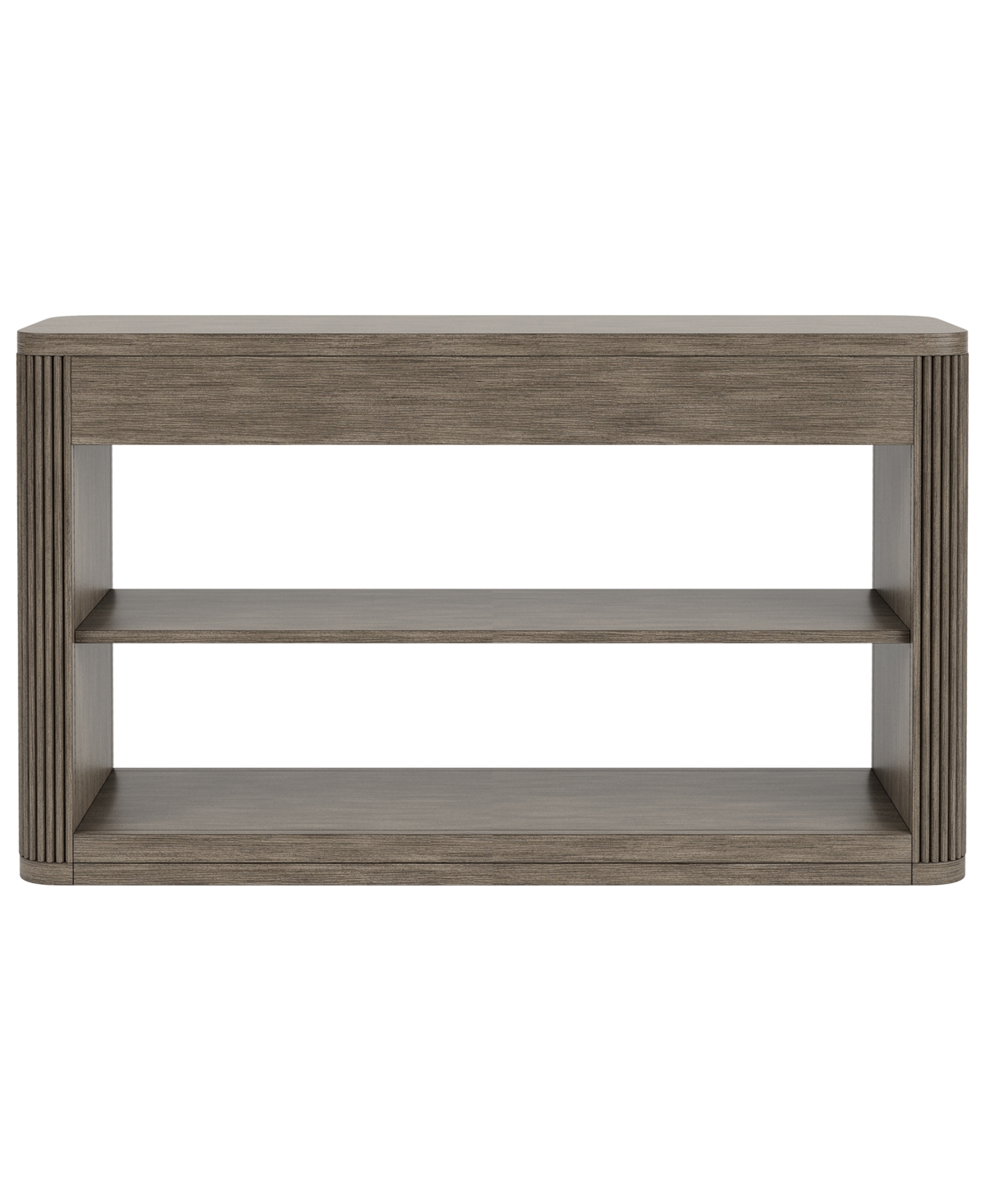 Macy's Frandlyn 56" Wood Sofa Table In Designer Espresso