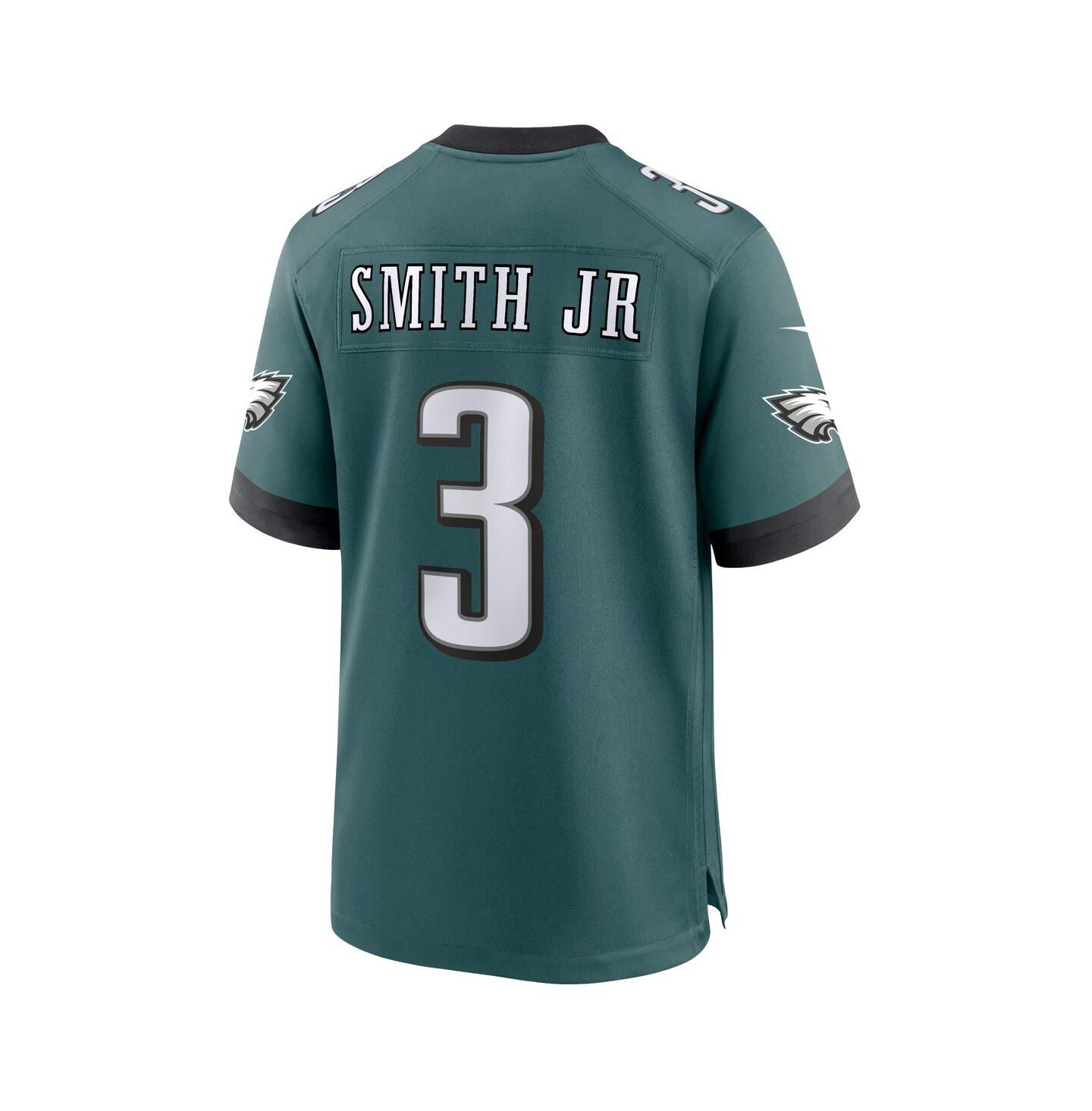 Мужской топ Nike Nolan Smith Philadelphia Eagles Game Jersey, цвет: Зелёный — фото 3