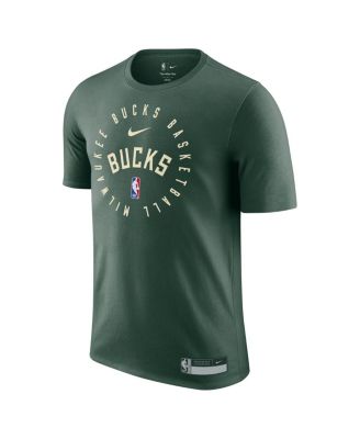 Men's Hunter Green Milwaukee Bucks 2024/25 Legend On-Court Practice Performance T-Shirt