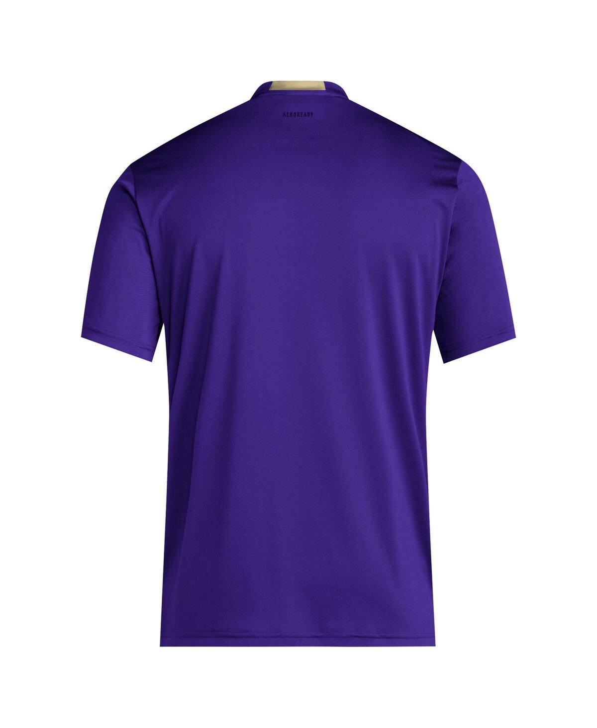Adidas Men'sWashington Huskies 2024 Sideline Aeroready T-Shirt - Purple