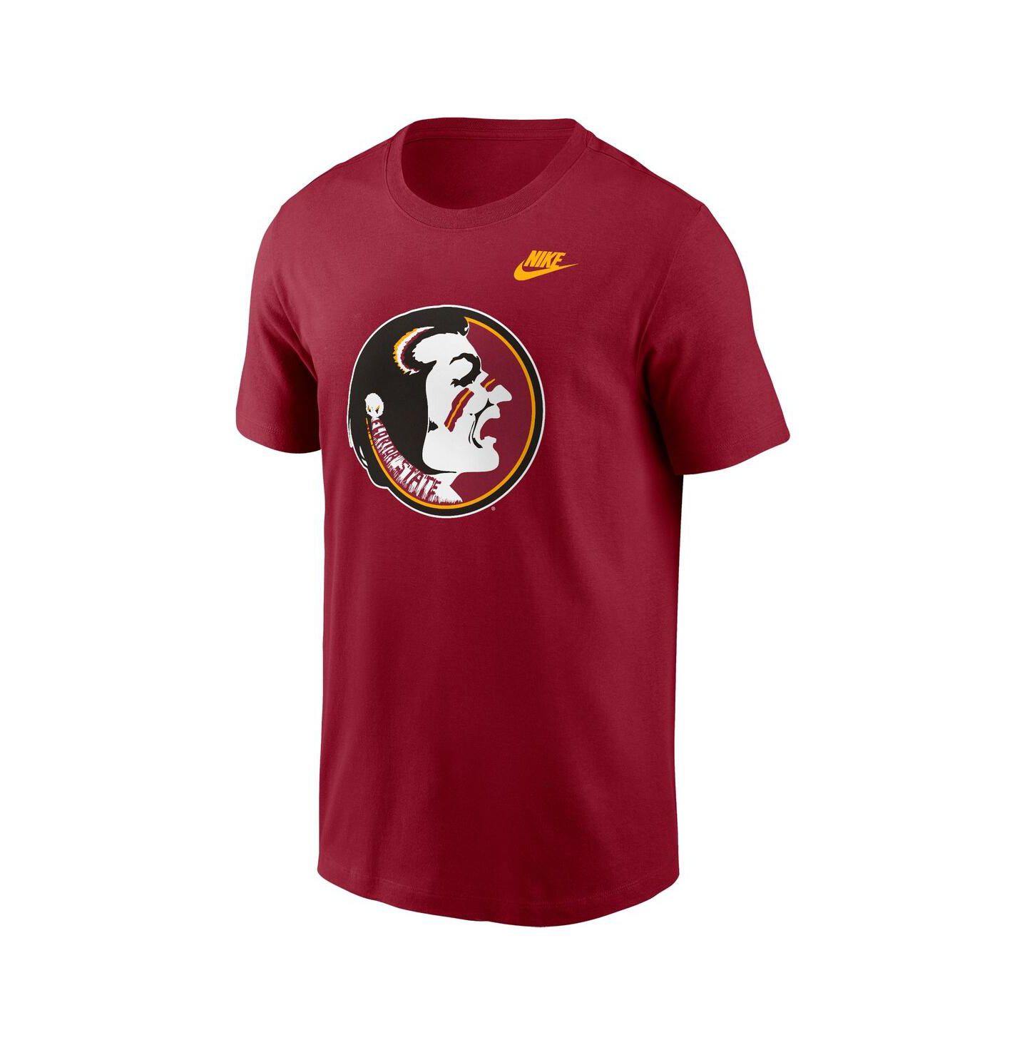 Мужская футболка Nike Garnet Florida State Seminoles Legacy Alternate Logo — фото 3