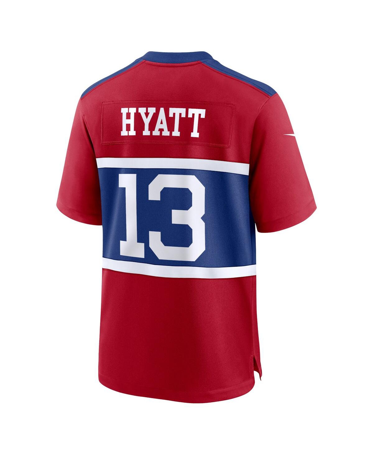 Nike Men's Jalin Hyatt CenturyNew York Giants Alternate Player Game Jersey - Red