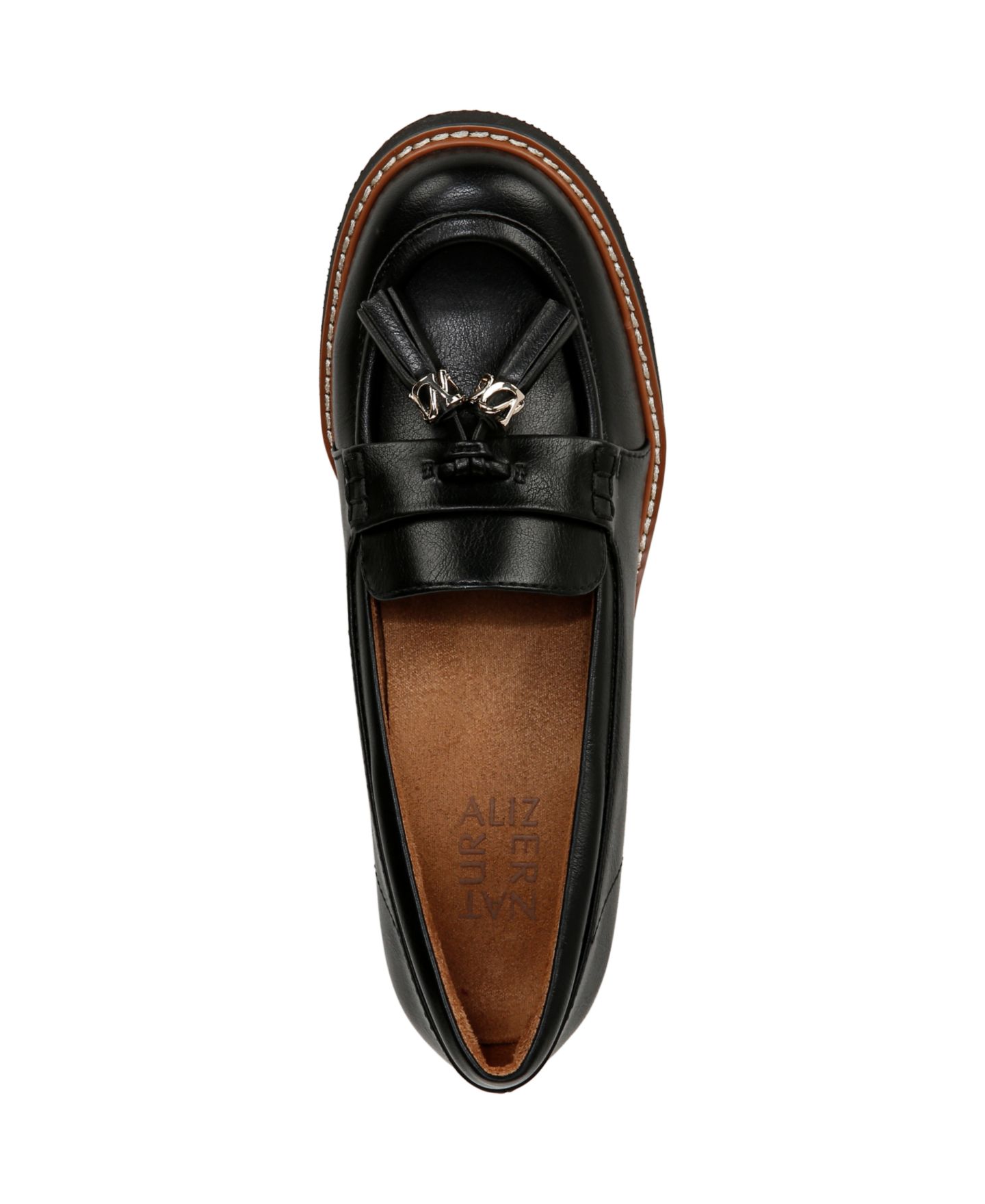 Женские туфли Naturalizer Committed Lug Sole, цвет: Чёрная искусственная кожа — фото 4