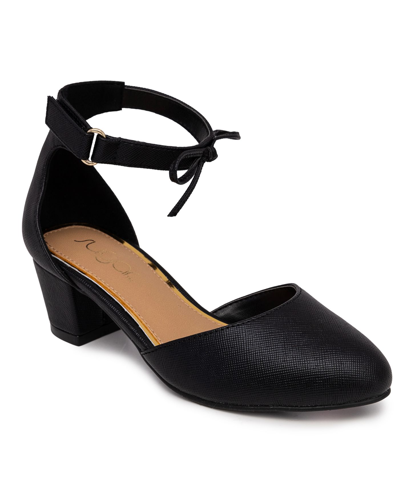 Туфли Sugar Cree Closed Toe Dress Heel для девочек, цвет: Чёрный — фото 1