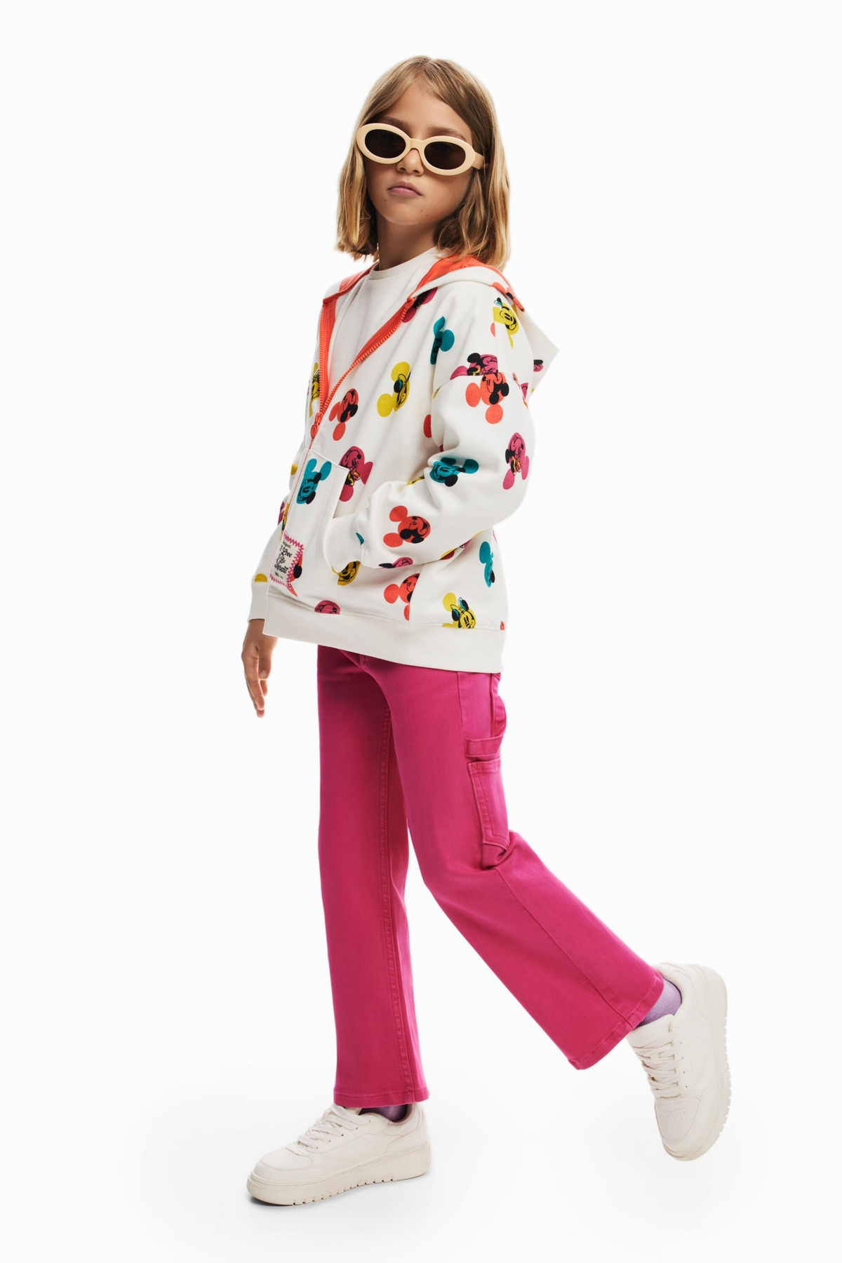Desigual Girls Girls's Mickey Mouse hoodie