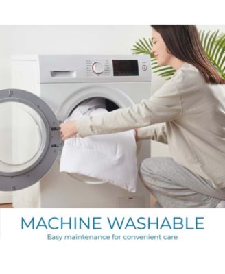 Premium Quilted All Season Goose Down Alternative Comforter with Corner Tabs - Full 82"X86"