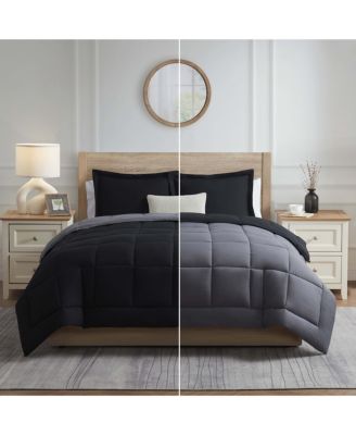 Premium Quilted All Season Goose Down Alternative Comforter with Corner Tabs - Twin XL 68"X92"