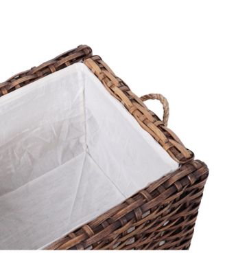 Jacob Handwoven Wicker Storage Trunk