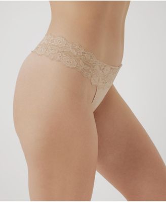 Women's Lace Waist Thong 3-Pack