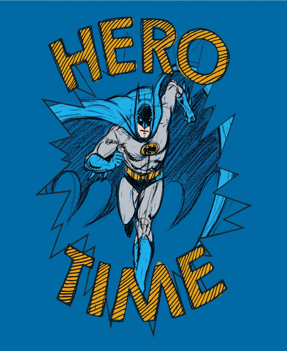 Batman Toddler and Little Boys Short Sleeve Graphic T-shirt