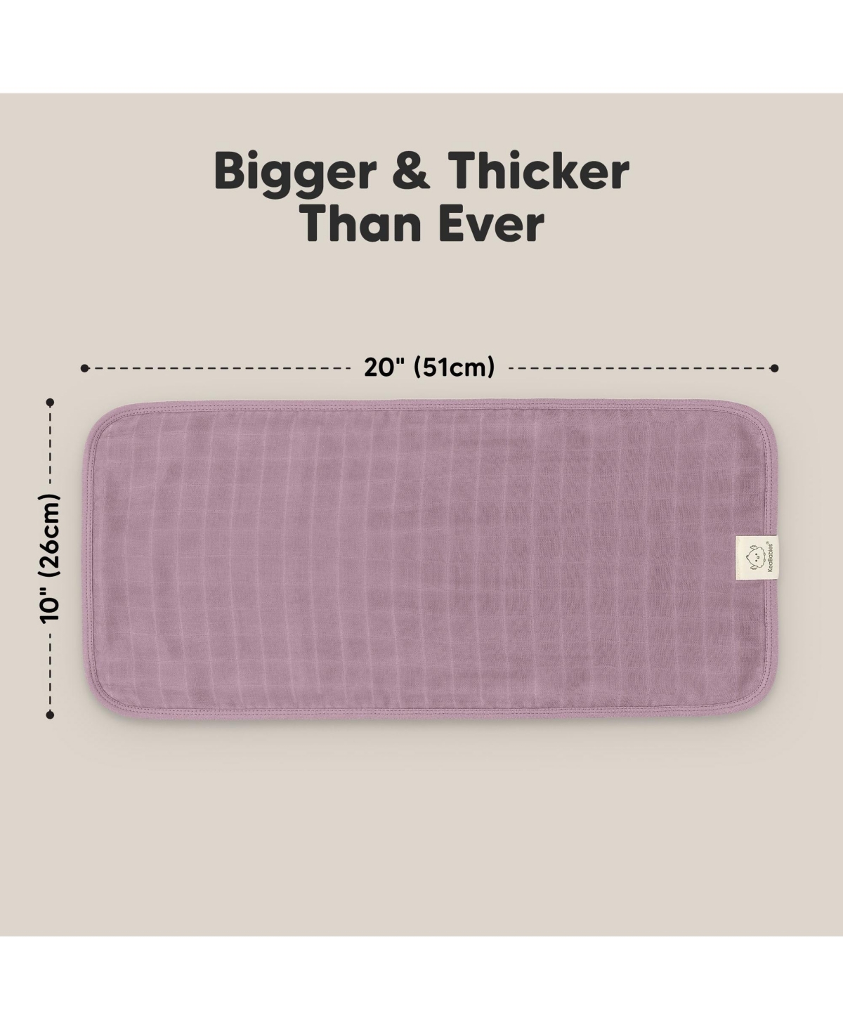 KeaBabies Kids 5pk Lumi Muslin Burp Cloths for Baby Boys, Girls, Organic Baby Burp Cloths, Burping Cloths