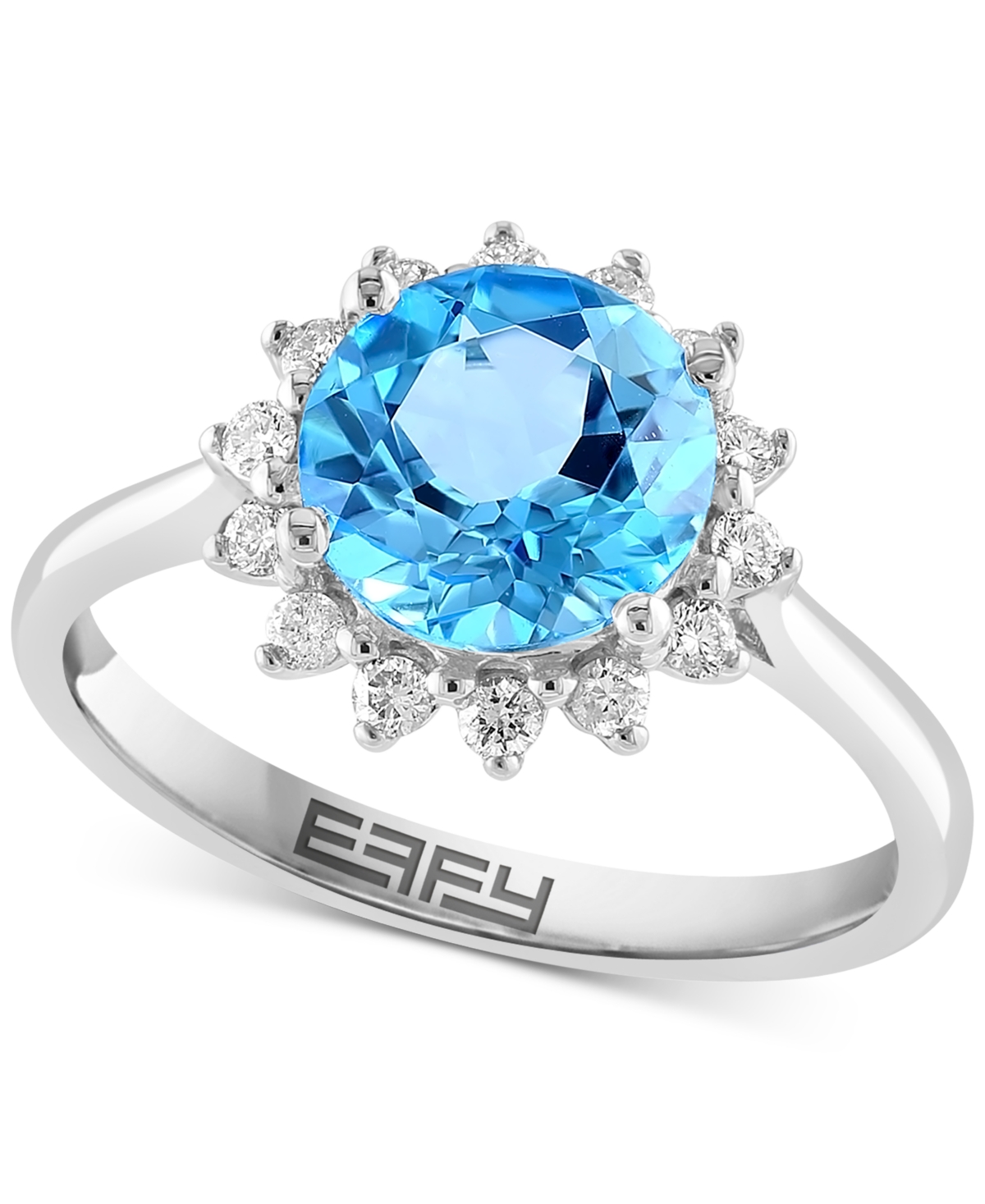 EFFY COLLECTION EFFY AMETHYST (1-7/8 CT. T.W.) & DIAMOND (1/5 CT. T.W.) RING IN 14K ROSE GOLD (ALSO IN BLUE TOPAZ &  